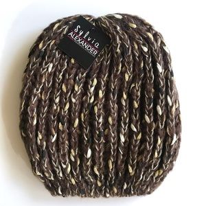 🆕 NWT Sylvia Alexander Knit Beanie Hat